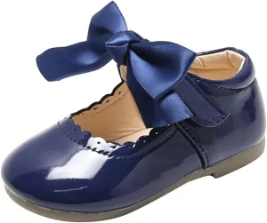 Baby Girls Mary Jane Shoes Toddler Cute Ballerina Ballet Flats Flower Girl Dress Shoes Wedding Party School Shoes