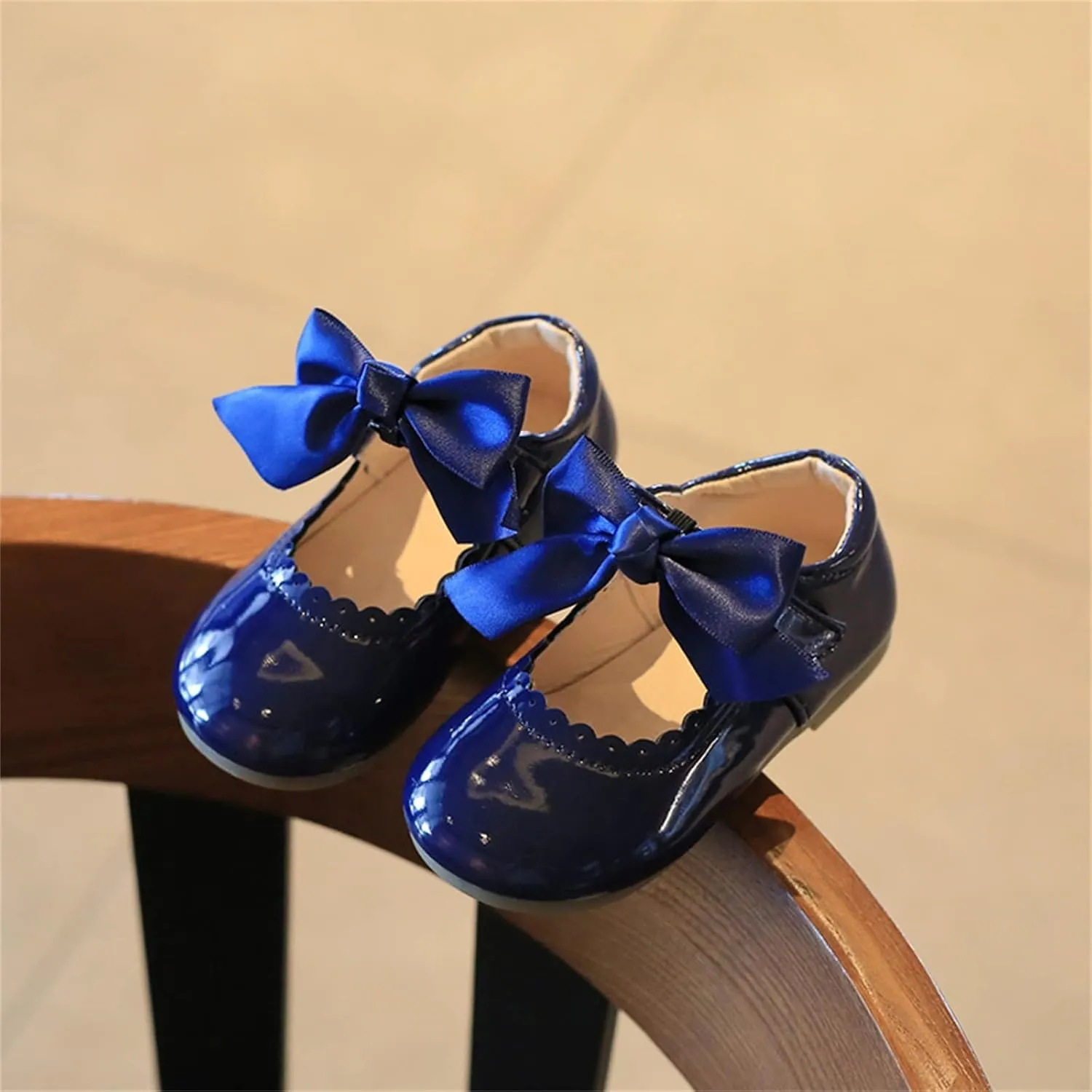 Baby Girls Mary Jane Shoes Toddler Cute Ballerina Ballet Flats Flower Girl Dress Shoes Wedding Party School Shoes