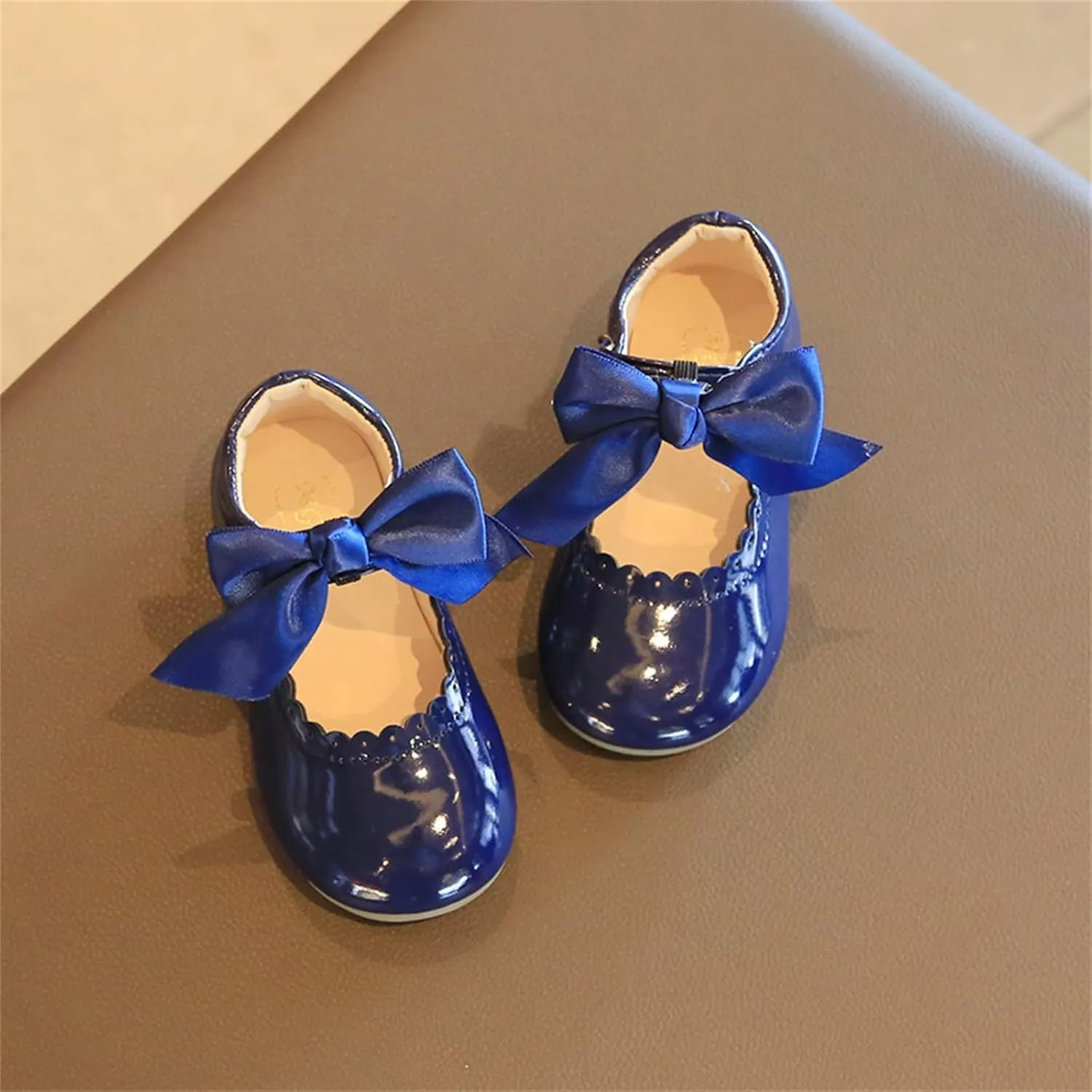 Baby Girls Mary Jane Shoes Toddler Cute Ballerina Ballet Flats Flower Girl Dress Shoes Wedding Party School Shoes
