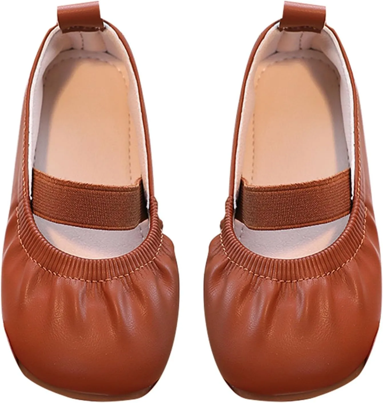 Ballet Shoes for Girls Toddler Dance Slippers Soft Leather Ballerina Mary Jane Flat𝘀 for Toddler/Little/Big Kid
