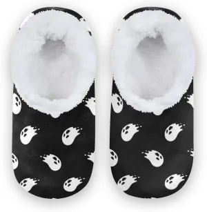 Bees Honey Honeycombs Boys Girls House Slippers Kids toddler Home Shoes Winter Indoor shoes XS
