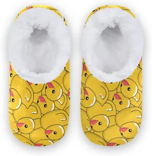 Bees Honey Honeycombs Boys Girls House Slippers Kids toddler Home Shoes Winter Indoor shoes XS