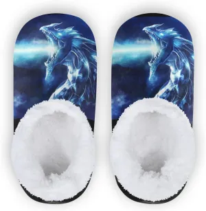 Bees Honey Honeycombs Boys Girls House Slippers Kids toddler Home Shoes Winter Indoor shoes XS
