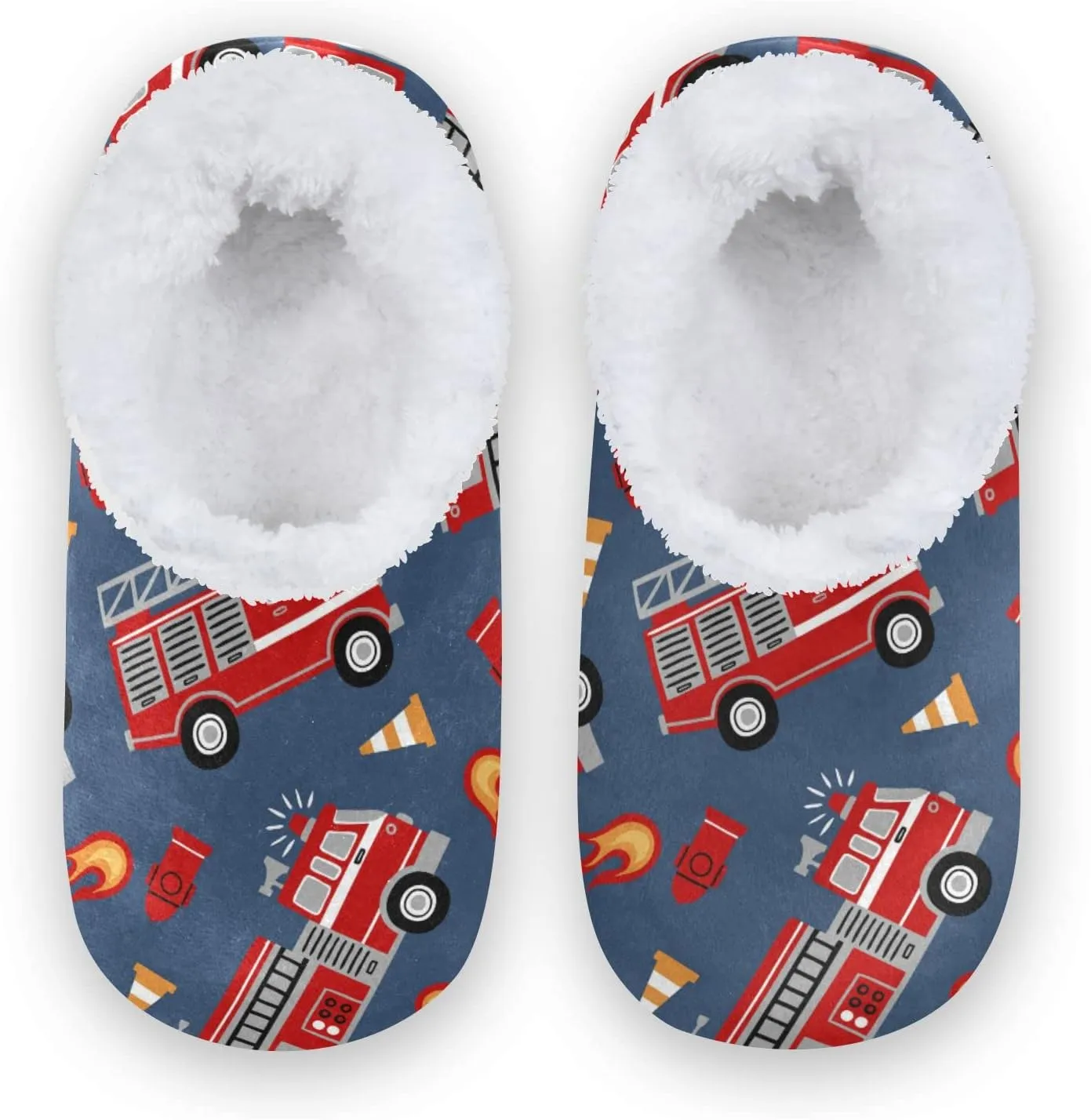 Bees Honey Honeycombs Boys Girls House Slippers Kids toddler Home Shoes Winter Indoor shoes XS