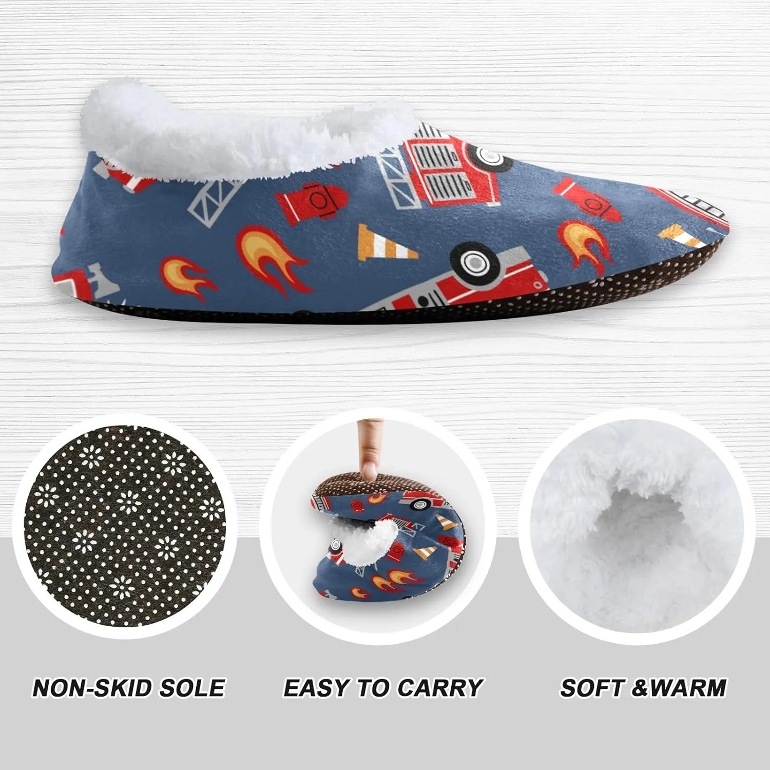 Bees Honey Honeycombs Boys Girls House Slippers Kids toddler Home Shoes Winter Indoor shoes XS