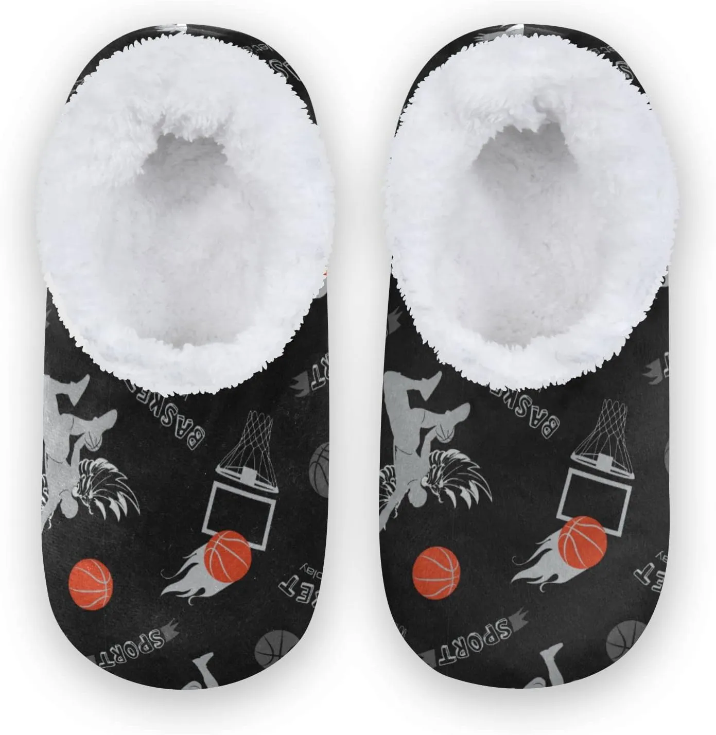 Boccsty Boys Girls House Slippers Kids toddler Home Shoes Winter Indoor shoes XS-S