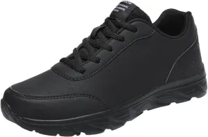 Casual Sport Shoes for Men Fashion Simple Daily Shoes Flat Bottom Lace up Comfortable Lightweight Rubber Sole Sneakers Soft Work Walking Shoe