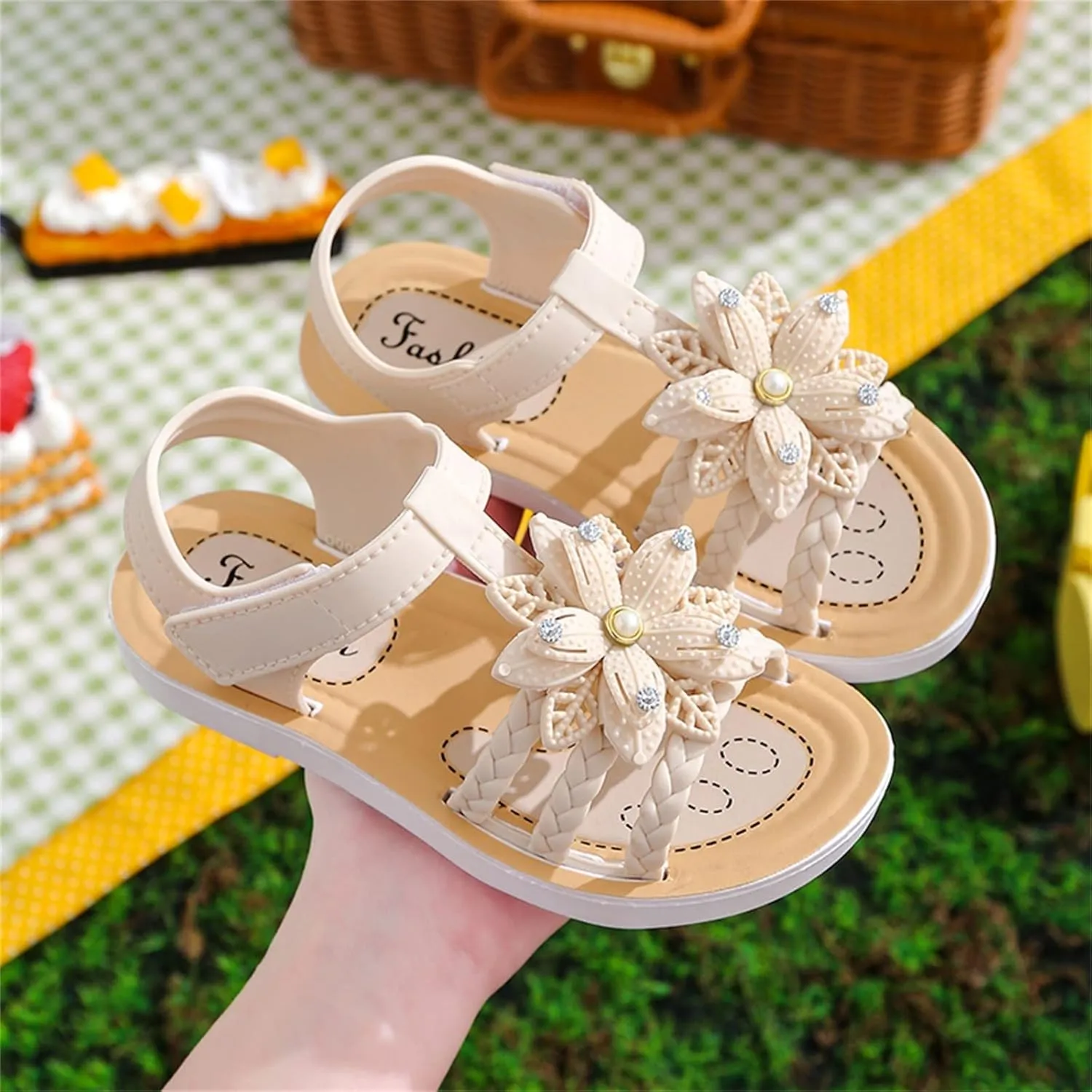 Children Sandals Soft Flat Shoes Fashion Comfortable Bow Soft Bottom Lightweight Baby Swim Shoes for Toddler Boys