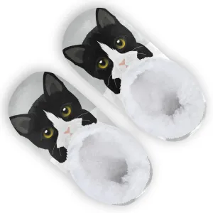 Christmas Boys Girls House Slippers Kids toddler Home Shoes Winter Indoor shoes XS