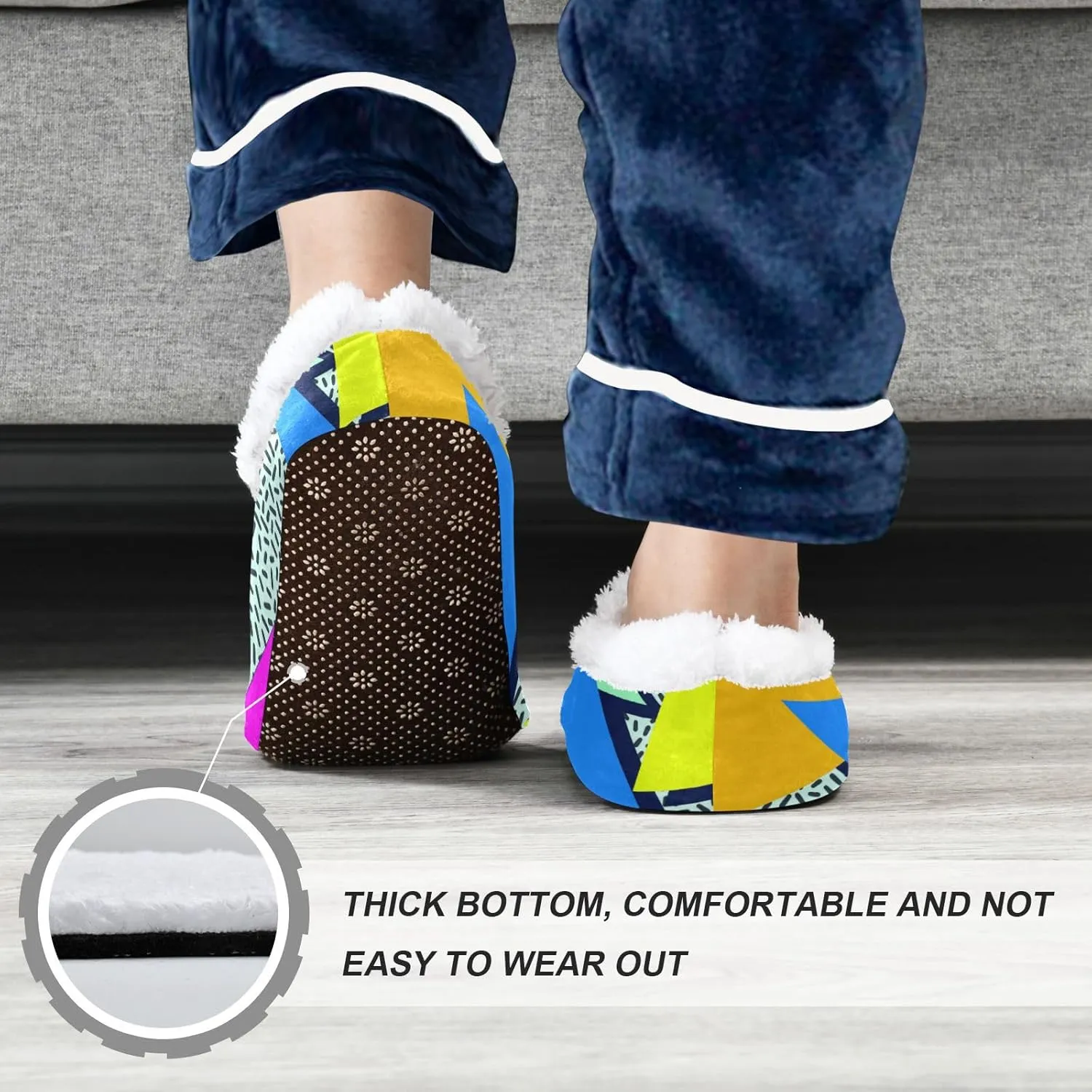 Christmas Boys Girls House Slippers Kids toddler Home Shoes Winter Indoor shoes XS
