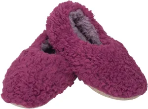 Elanze Designs Two Tone Womens Plush Lined Cozy Non Slip Indoor Soft Slippers