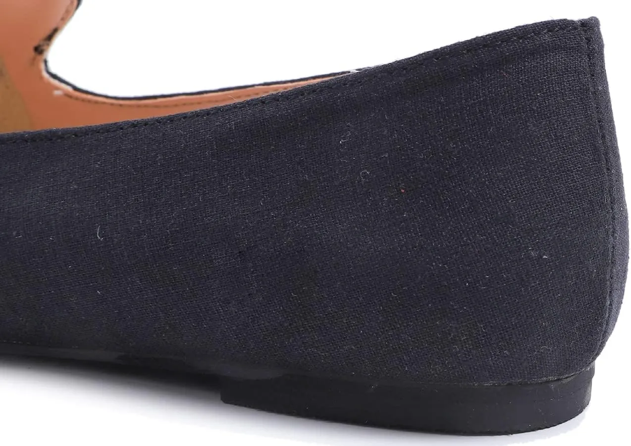 FEVERSOLE Women's Loafer Flat Pointed Fashion Slip On Comfort Driving Office Shoes