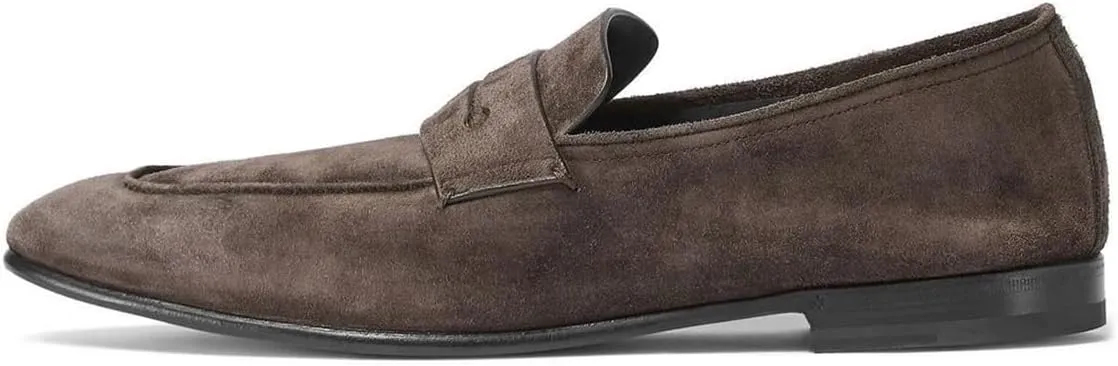FOWT Men Retro Round Toe Slip On Loafers Flat Heel Comfy Casual Daily Shoes Size 4-16 US