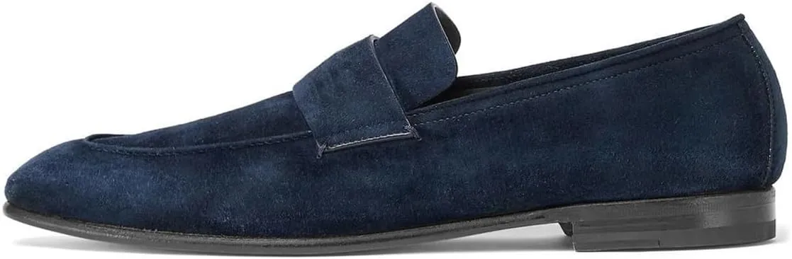 FOWT Men Retro Round Toe Slip On Loafers Flat Heel Comfy Casual Daily Shoes Size 4-16 US