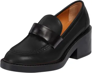 FOWT Women Platform Round Toe Penny Loafers Slip on Chunky Low Heel Pumps Comfortable Office Daily Shoes Size 4-16 US