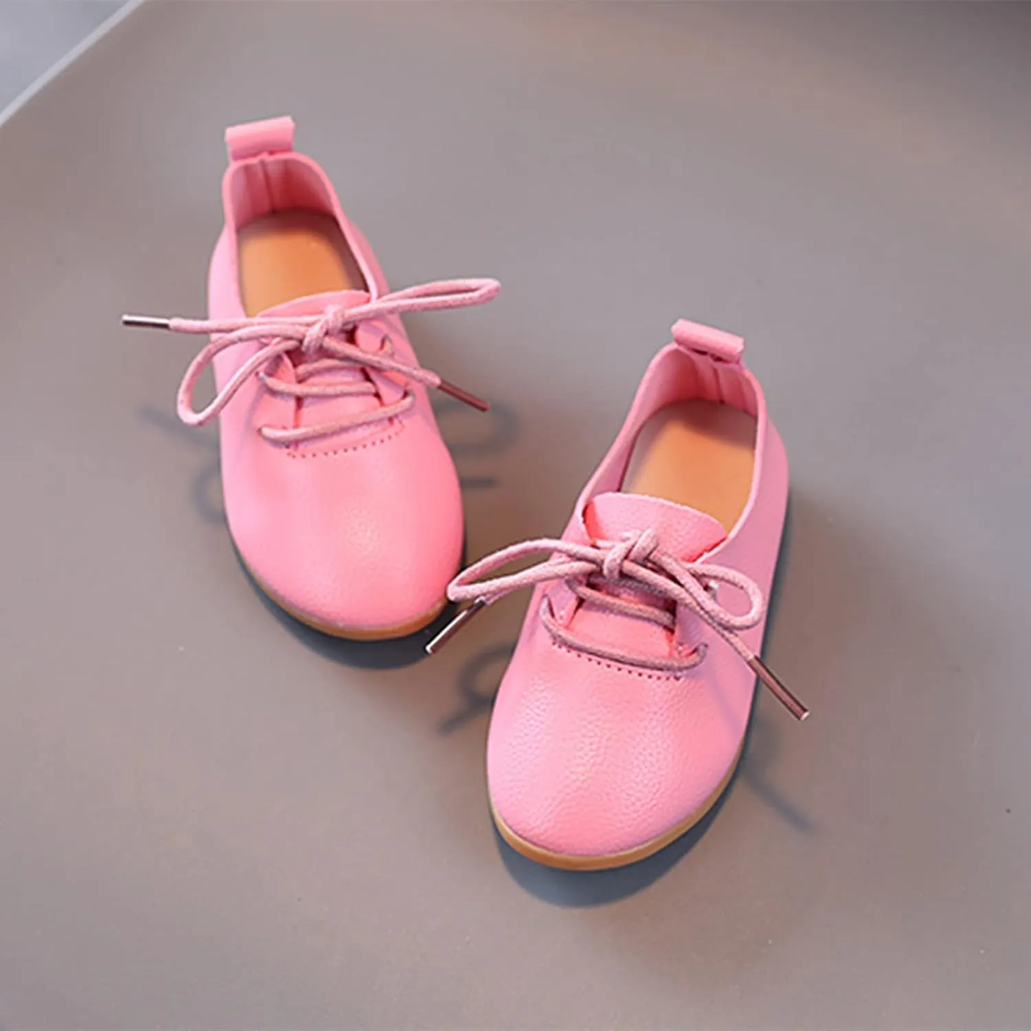 Girls and Toddler Classic Lace Up School Uniform Comfort Oxford Dress Shoes Loafer Flats Little Kid Shoes