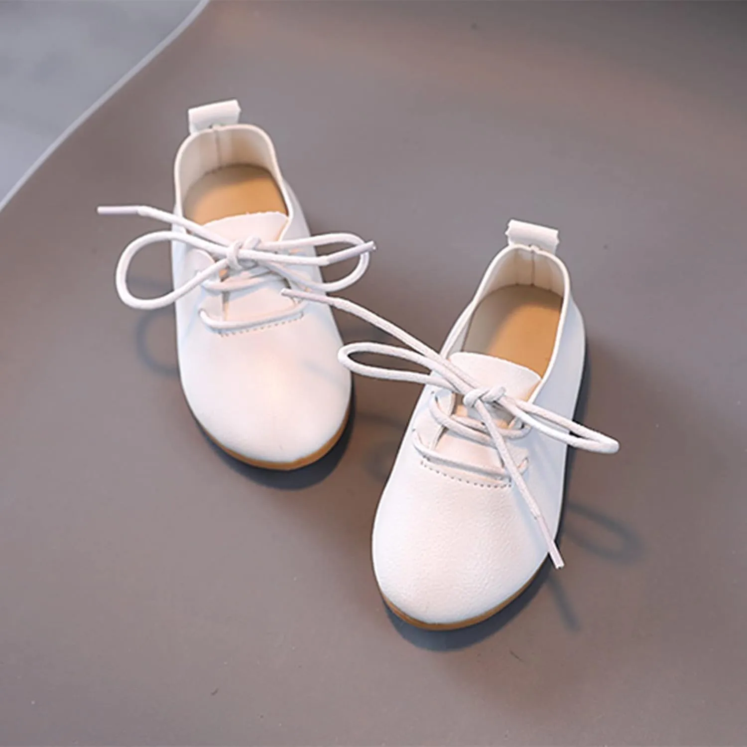 Girls and Toddler Classic Lace Up School Uniform Comfort Oxford Dress Shoes Loafer Flats Little Kid Shoes
