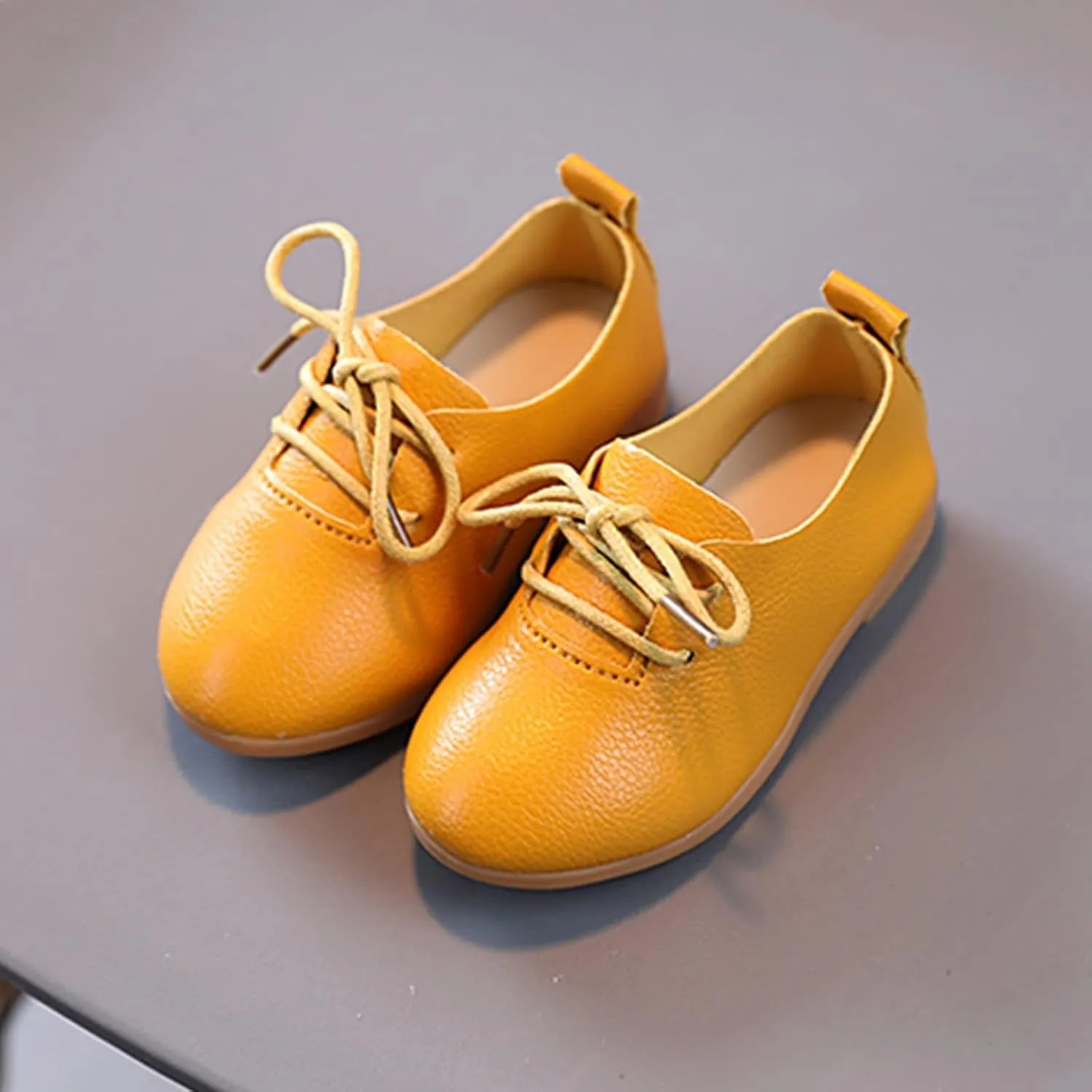 Girls and Toddler Classic Lace Up School Uniform Comfort Oxford Dress Shoes Loafer Flats Little Kid Shoes