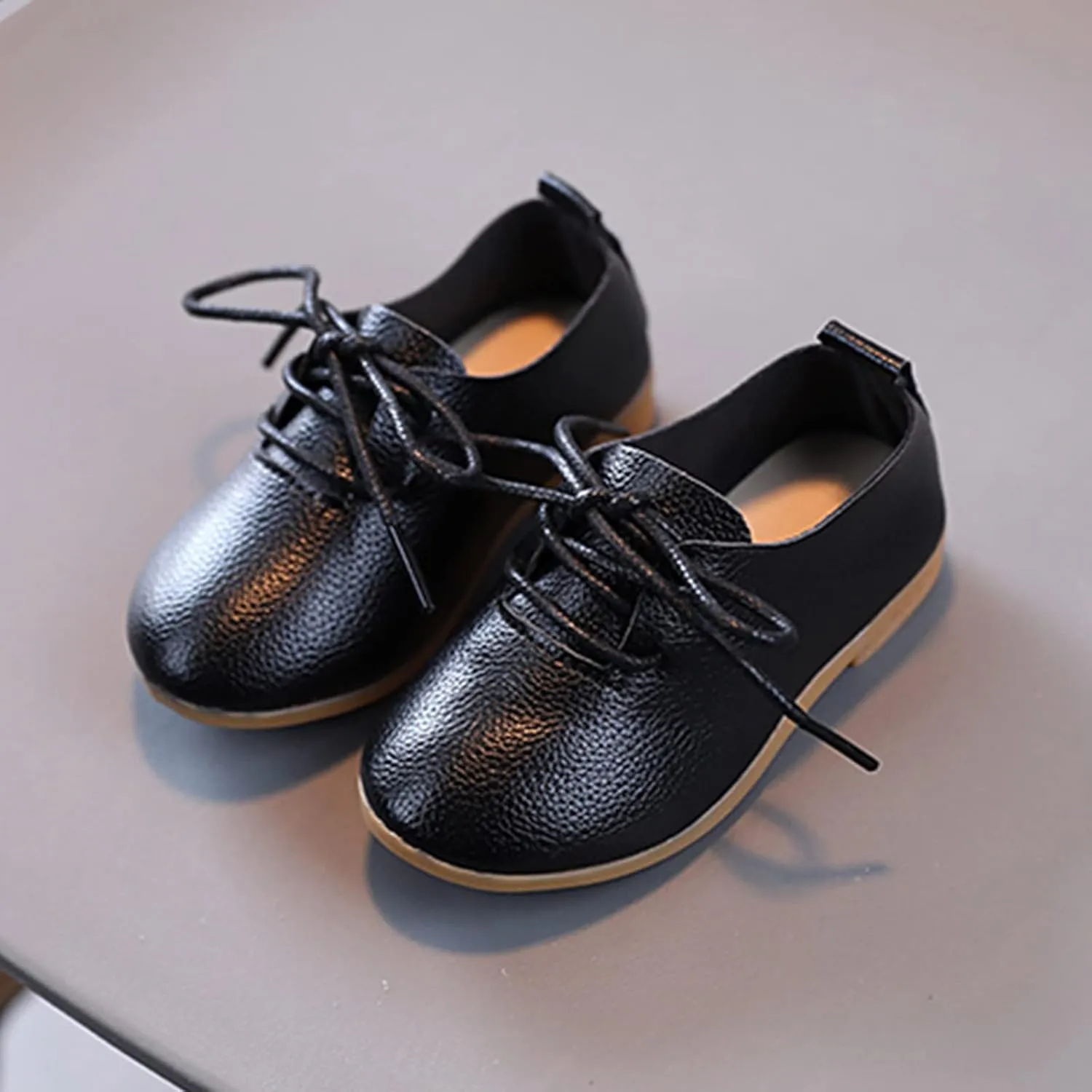 Girls and Toddler Classic Lace Up School Uniform Comfort Oxford Dress Shoes Loafer Flats Little Kid Shoes