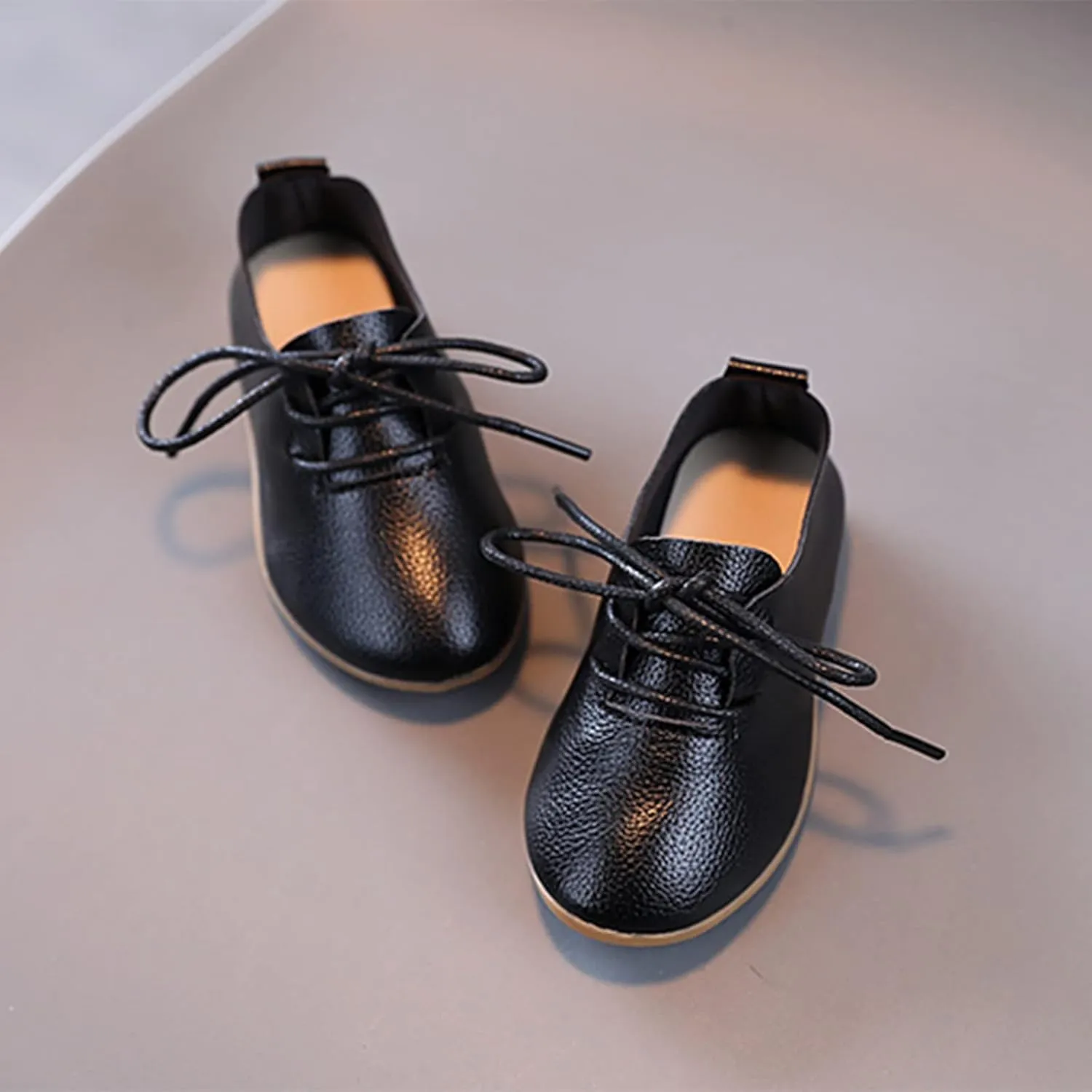 Girls and Toddler Classic Lace Up School Uniform Comfort Oxford Dress Shoes Loafer Flats Little Kid Shoes