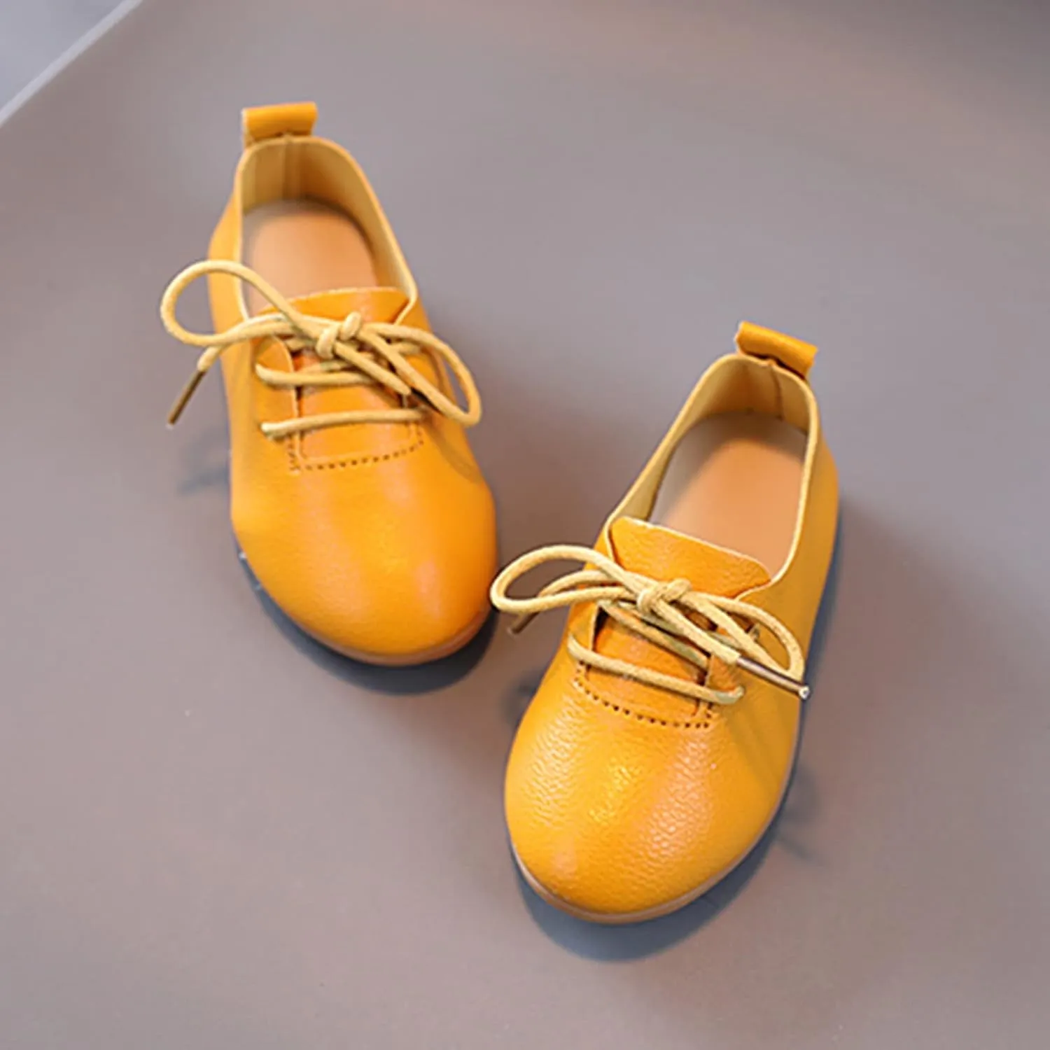 Girls and Toddler Classic Lace Up School Uniform Comfort Oxford Dress Shoes Loafer Flats Little Kid Shoes