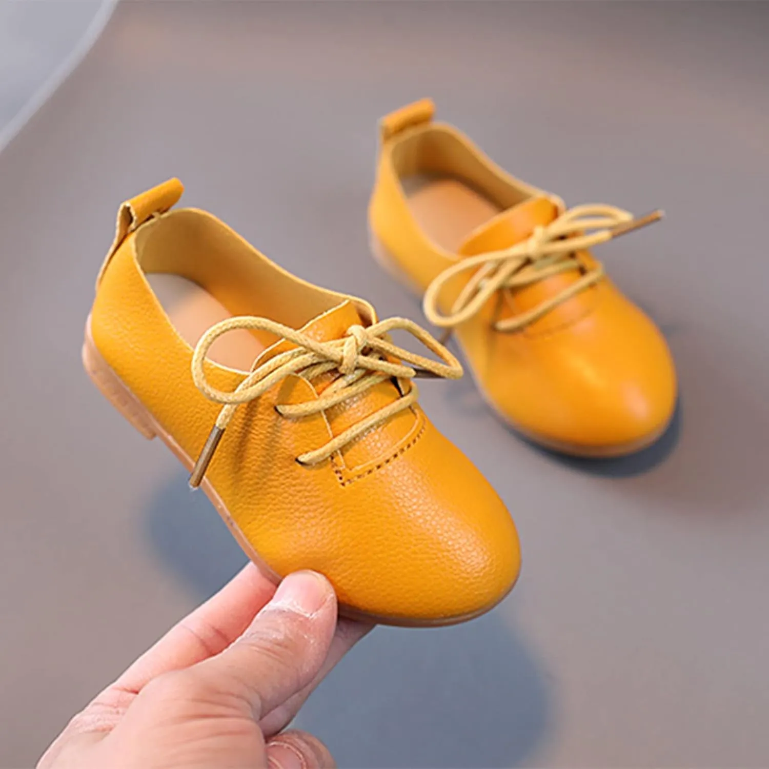 Girls and Toddler Classic Lace Up School Uniform Comfort Oxford Dress Shoes Loafer Flats Little Kid Shoes