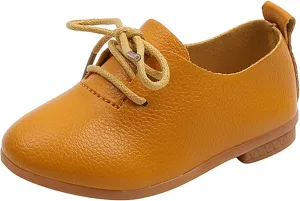 Girls and Toddler Classic Lace Up School Uniform Comfort Oxford Dress Shoes Loafer Flats Little Kid Shoes