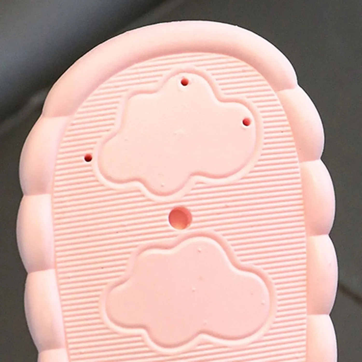 Girls Beach Slippers Cute Dot Print Sliders with Bow Summer Sliders Sandals Open Toe Soft Slippers for Bathroom Pool