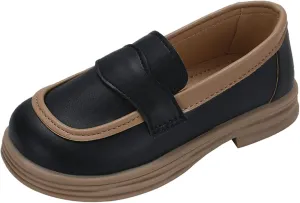 Girls Dress Shoes Chunky Loafers for Girl Platform Loafers School Uniform Slip On Shoes Toddler Girls Shoes