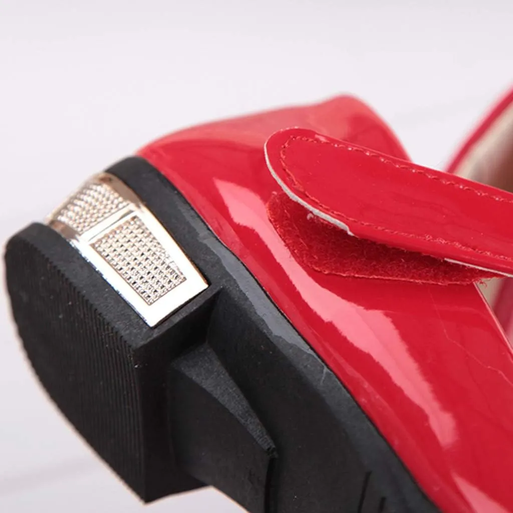 Girls Dress Shoes Mary Jane Shoes for Girls Party Wedding Flower Girl School Shoes Low Heel Flats