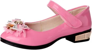 Girls Dress Shoes Mary Jane Shoes for Girls Party Wedding Flower Girl School Shoes Low Heel Flats