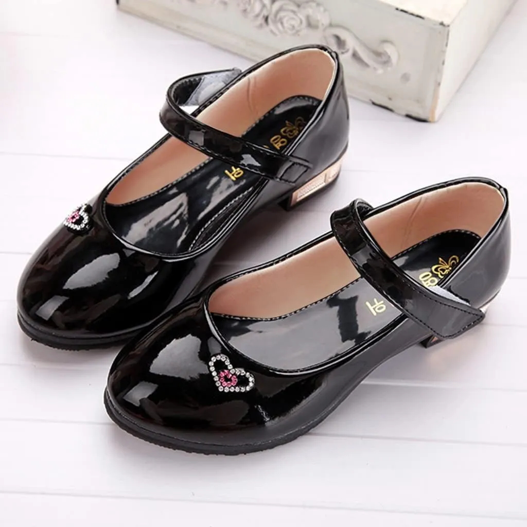 Girls Dress Shoes Mary Jane Shoes for Girls Party Wedding Flower Girl School Shoes Low Heel Flats