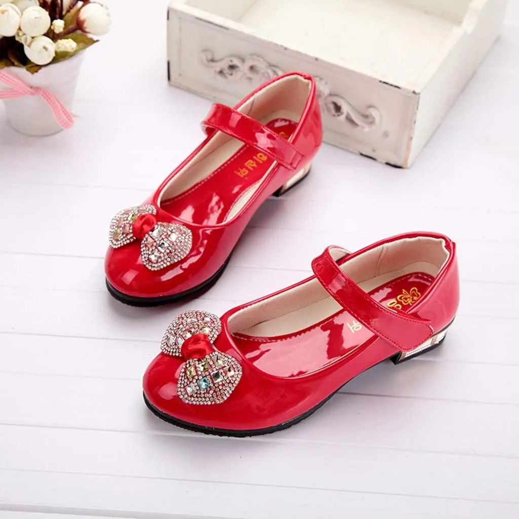 Girls Dress Shoes Mary Jane Shoes for Girls Party Wedding Flower Girl School Shoes Low Heel Flats