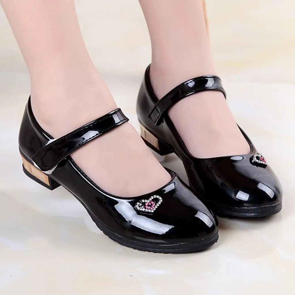 Girls Dress Shoes Mary Jane Shoes for Girls Party Wedding Flower Girl School Shoes Low Heel Flats