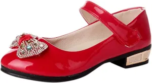 Girls Dress Shoes Mary Jane Shoes for Girls Party Wedding Flower Girl School Shoes Low Heel Flats