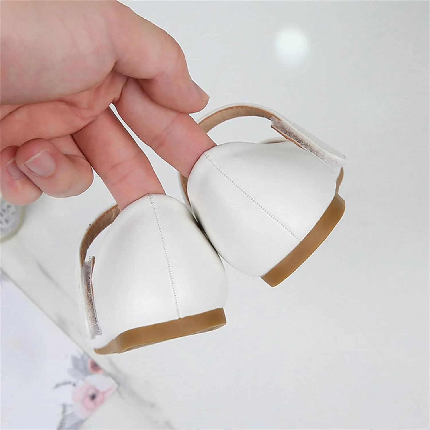 Girls Dress Shoes Patent Leather Wedding Party School Uniform Shoes Ballet Flats Little Girls Flower Girl Shoes