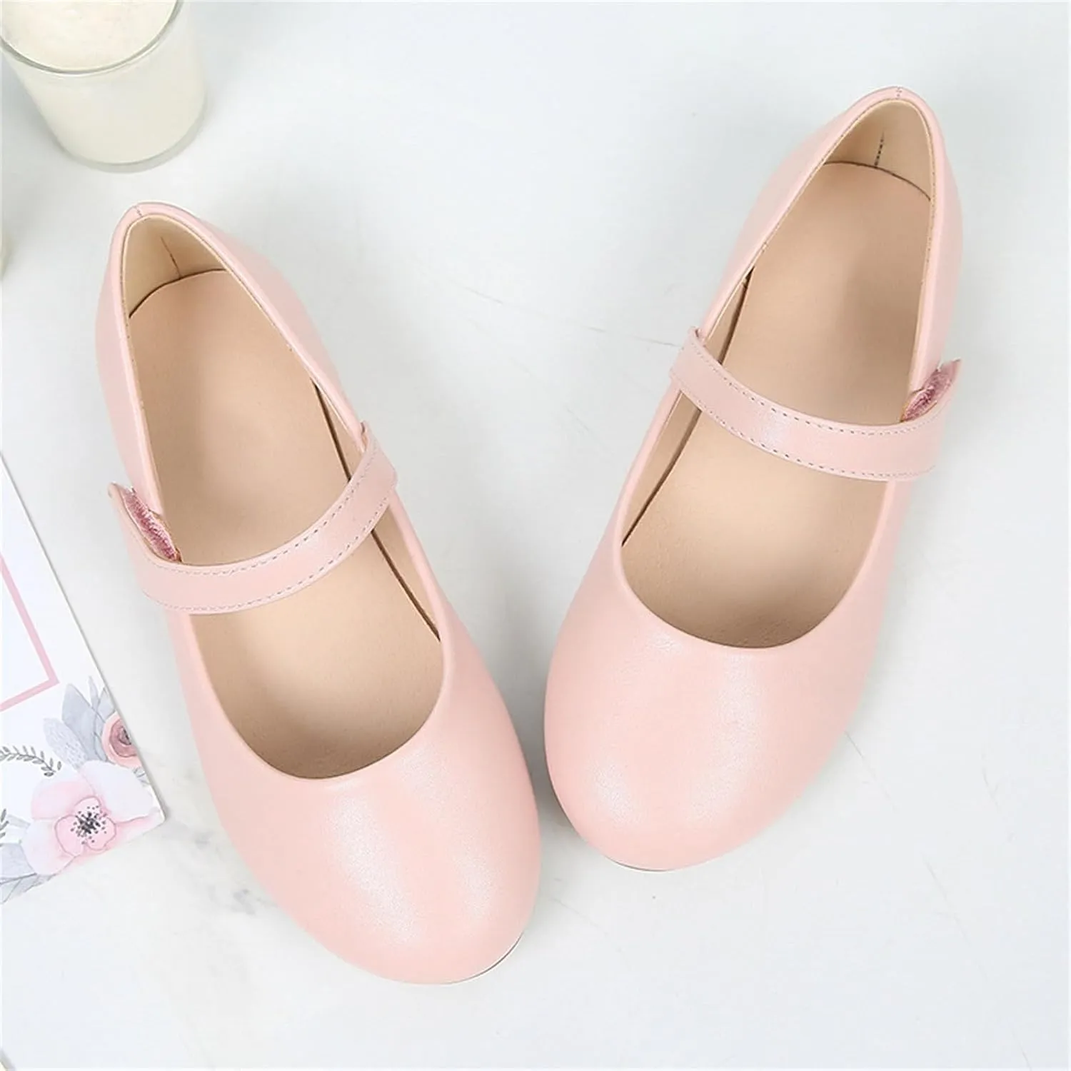 Girls Dress Shoes Patent Leather Wedding Party School Uniform Shoes Ballet Flats Little Girls Flower Girl Shoes