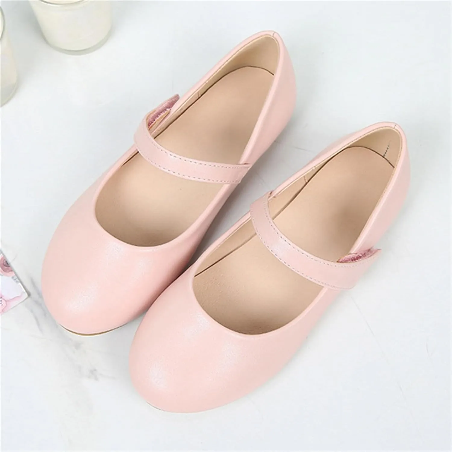 Girls Dress Shoes Patent Leather Wedding Party School Uniform Shoes Ballet Flats Little Girls Flower Girl Shoes