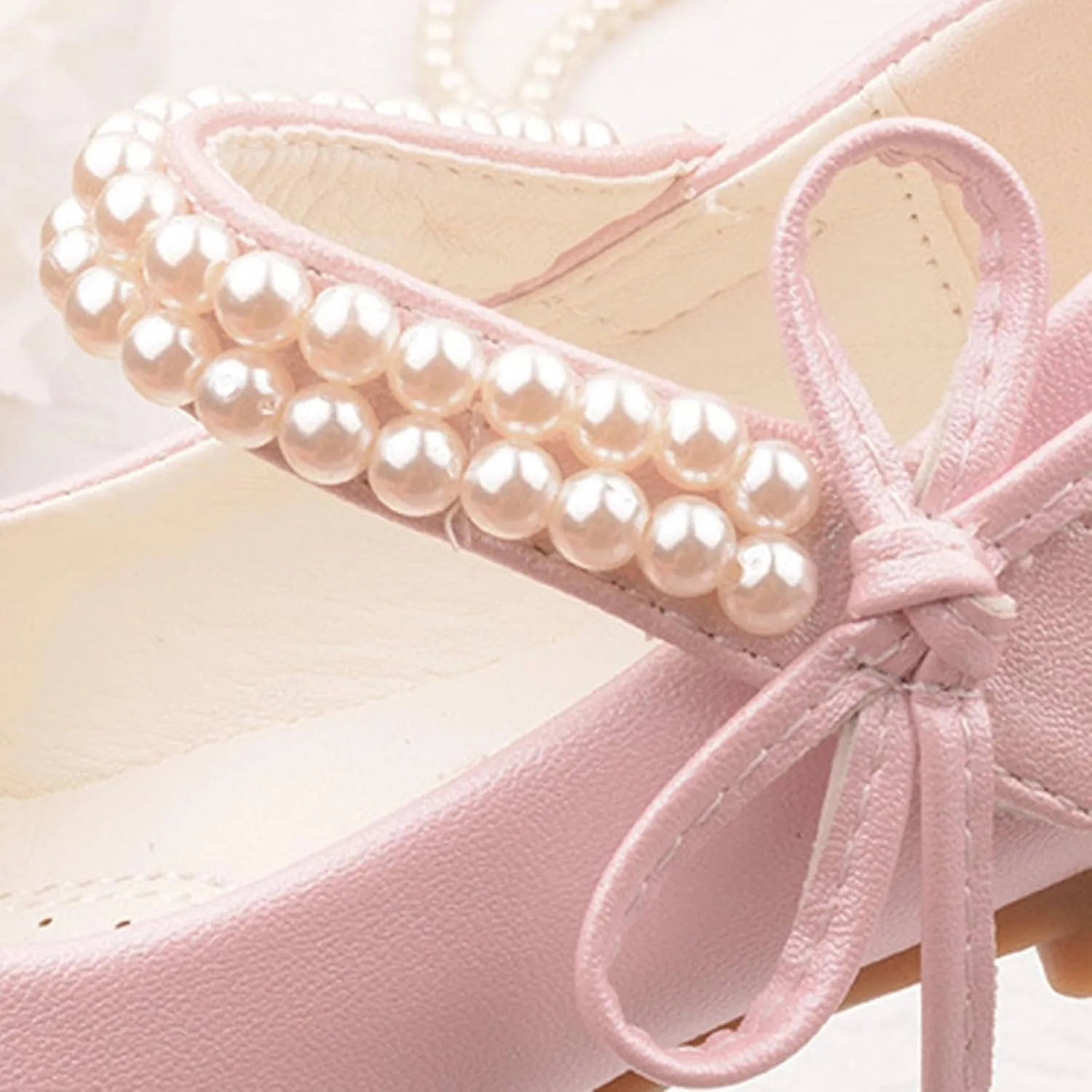Girls Mary Jane Dress Shoes Princess Ankle Strap Bowknot Shoes Wedding Par𝘁y Prom Dance Flat𝘀 Sandals for Kids