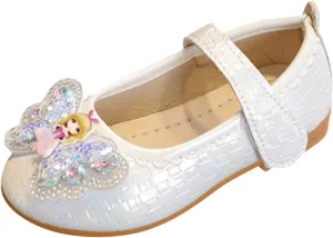 Girls Mary Jane Dress Shoes Toddler Flower Girls Kids Casual Slip on Ballet Flats School Wedding Party Shoes