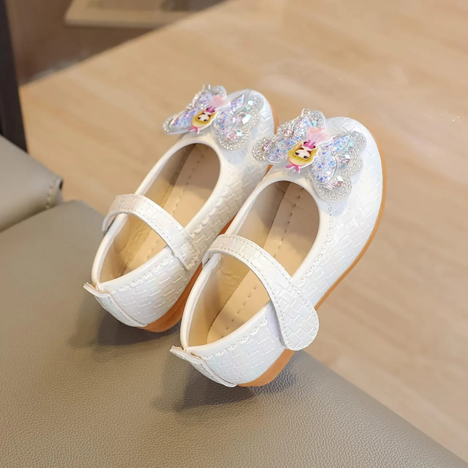 Girls Mary Jane Dress Shoes Toddler Flower Girls Kids Casual Slip on Ballet Flats School Wedding Party Shoes