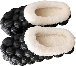 GUNIYIFS Womens Slippers Bubble Slides with Fur,funny slippers for men Non-slip Massage Soft Slippers Shoes Indoor Outdoor