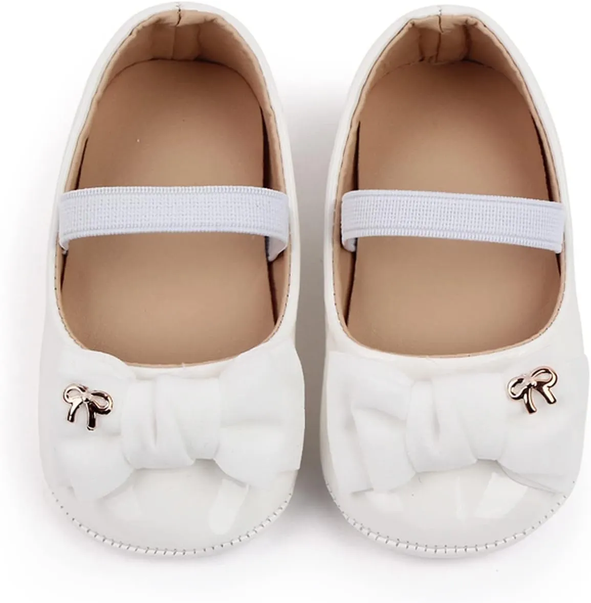 Infant Baby Girl Mary Jane Dress Shoes Bowknot Shoes Ballet Flats for Girl Wedding Party School Shoes