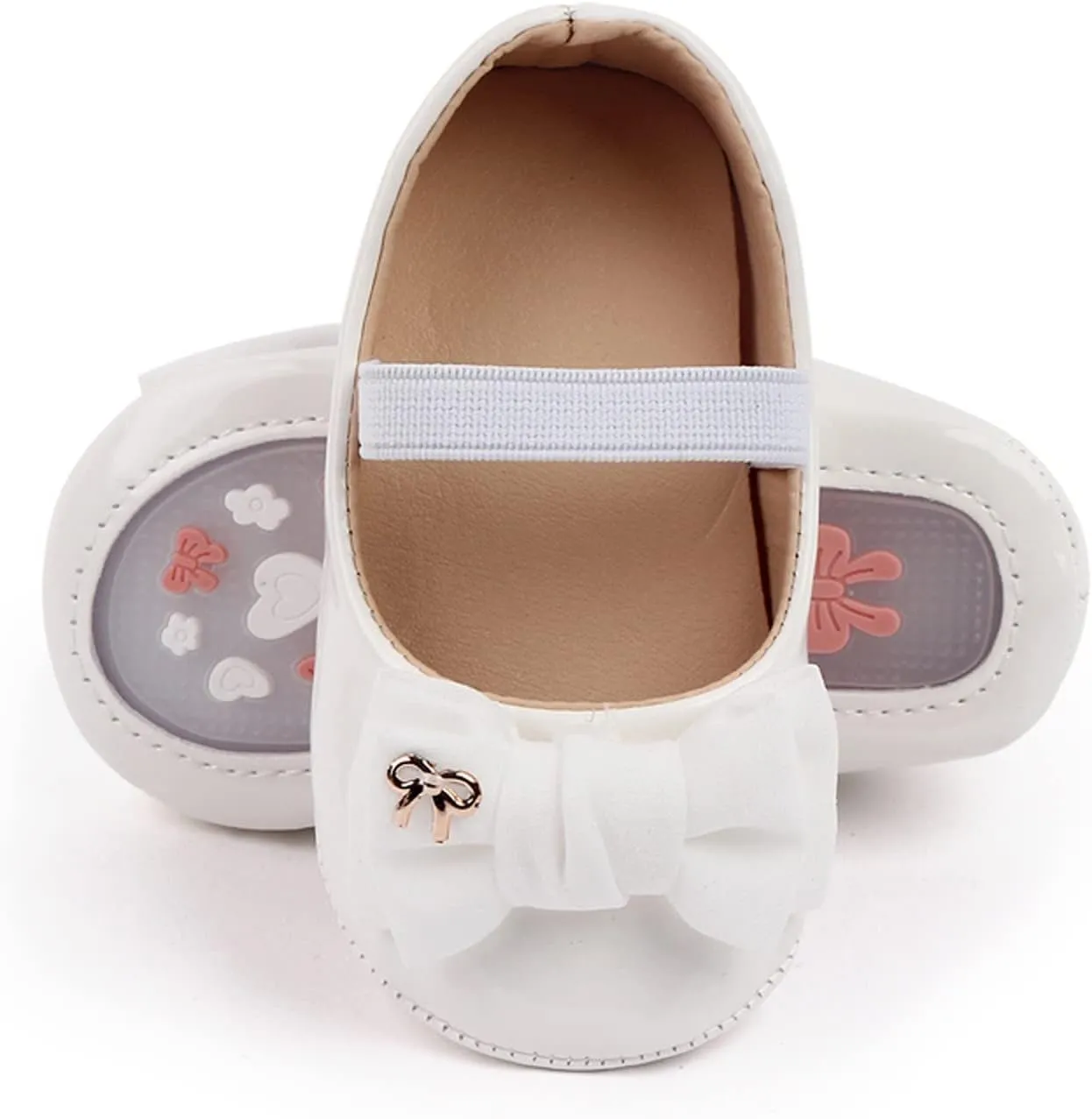 Infant Baby Girl Mary Jane Dress Shoes Bowknot Shoes Ballet Flats for Girl Wedding Party School Shoes