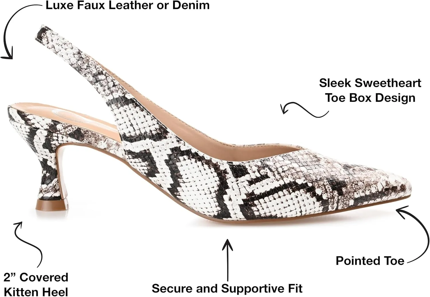 Journee Collection Womens Mikoa Animal Print Faux Leather Ankle Strap