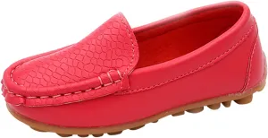 Kids Toddlers Boys Girls Loafers Casual Slip-On Moccasin Boat Dress Shoes Casual Shoes Formal Shoes Leather Flats