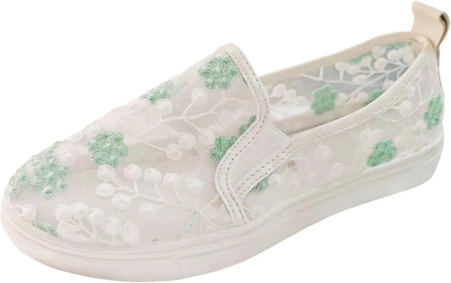 Ladies Casual Floral Pattern Hollow Out Breathable Mesh Large Size Lightweight Non Slip Casual Shoes Women Sandals Home
