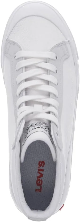 Levi's Mens LS1 Canvas and Suede Hightop Casual Sneaker Shoe