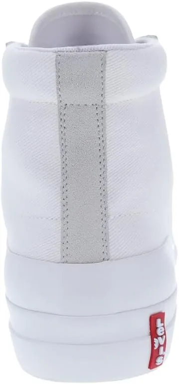 Levi's Mens LS1 Canvas and Suede Hightop Casual Sneaker Shoe