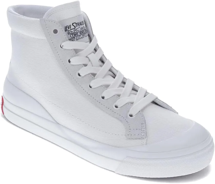 Levi's Mens LS1 Canvas and Suede Hightop Casual Sneaker Shoe